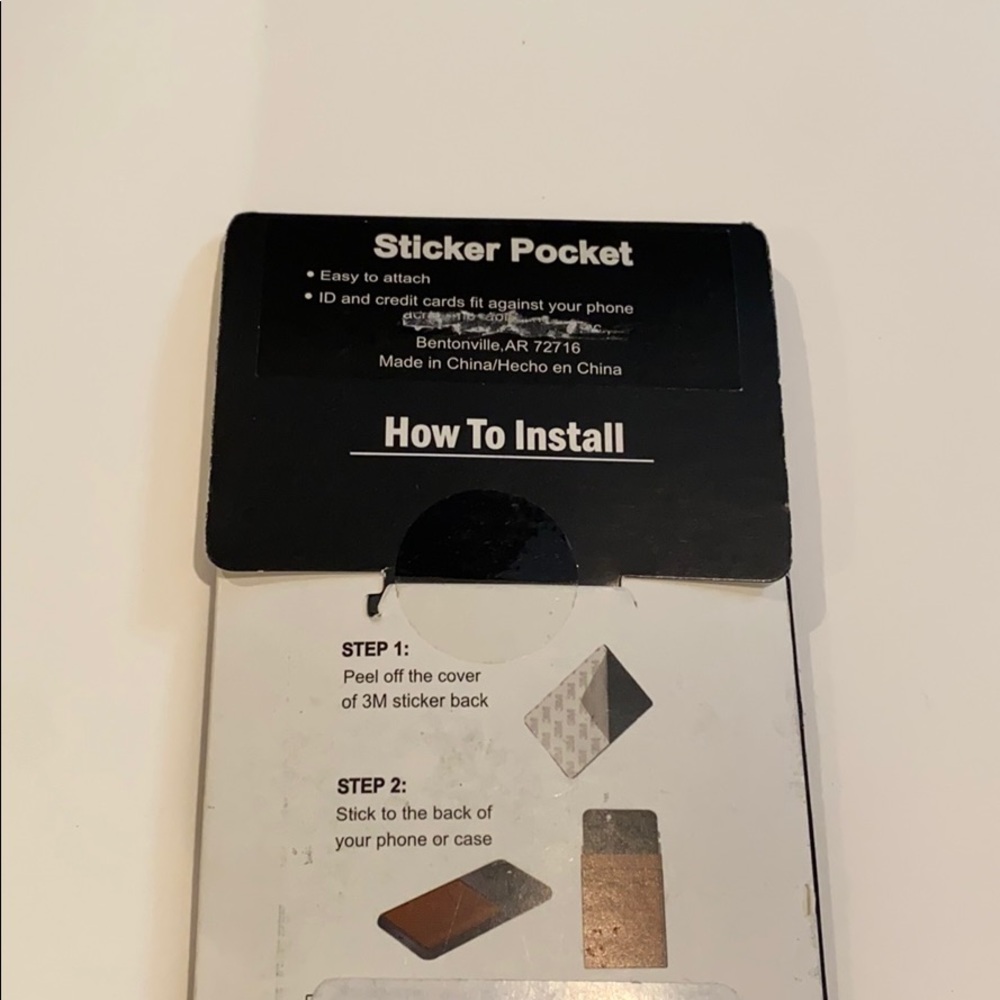 Sticker phone wallet. - Picture 2 of 2